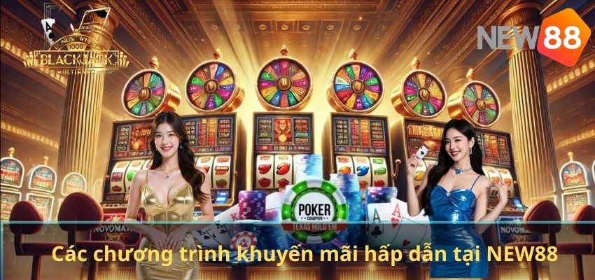 Các chương trình khuyến mãi hấp dẫn tại NEW88