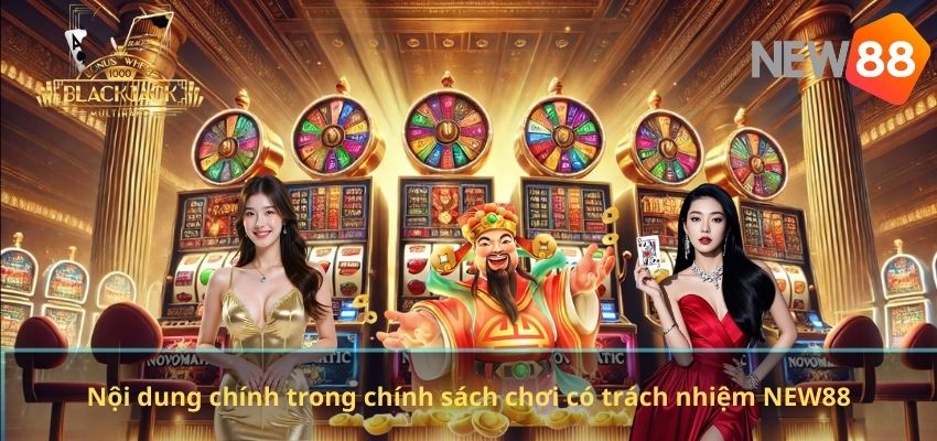 CHƠI CÓ TRÁCH NHIỆM Nội dung chính trong chính sách chơi có trách nhiệm NEW88
